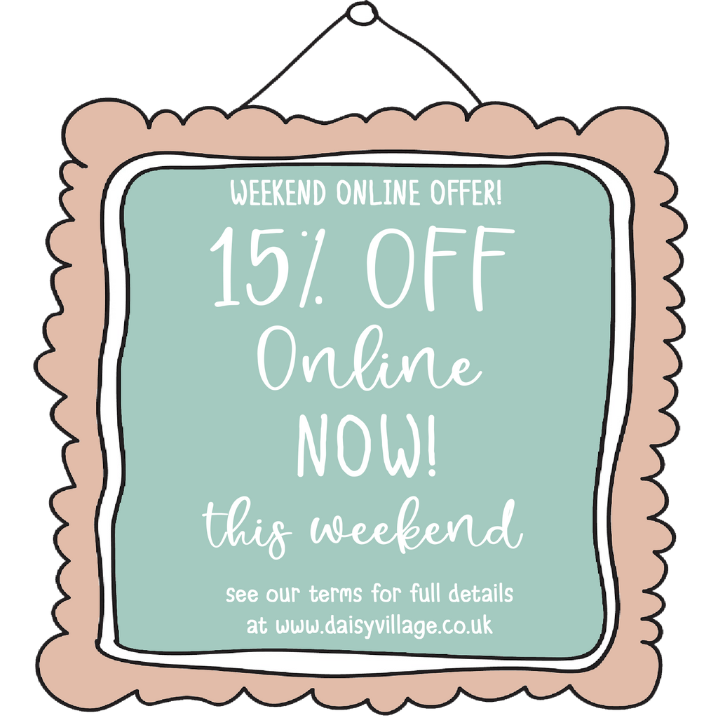 15% OFF everything This Weekend!