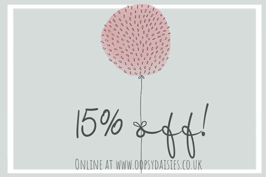 15% OFF ONLINE!