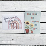 Print / Postcard Rainbow - Thank you for Helping me Shine 13884