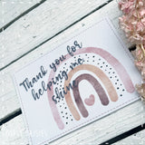 Print / Postcard Rainbow - Thank you for Helping me Shine 13884
