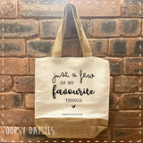 Canvas Tote Bag - Favourite Things 14464