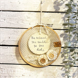 Embroidery Hoop - She Believed She Could 14481