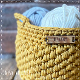 Crochet Large Basket 14487