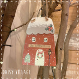 Personalised Christmas House Plaque 14498