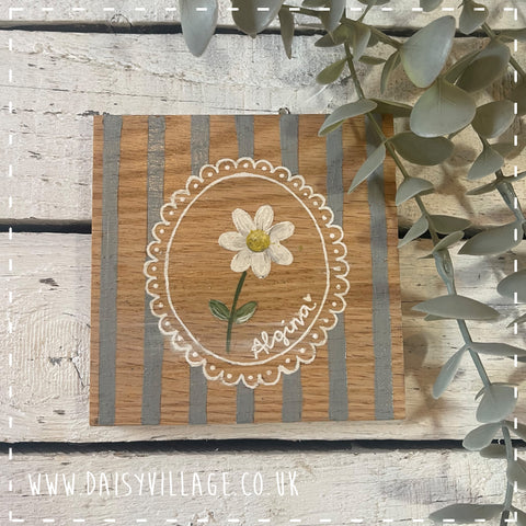 Coaster Wooden Personalised - Daisy 14502