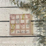 Coaster Ceramic Personalised - Window Flowers 14507
