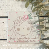 Coaster Ceramic Personalised - Girl 14508