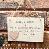 Md Sq Plaque - Nanny's House 4272