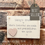 Md Sq Plaque - Nanny's House 4272