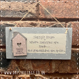 Long plq with House - Nanny's House 4637