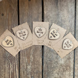 Handmade Little Sentiment Heart & Card - Awesome 10003