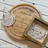 Chopping Board Round- As For Me 13072