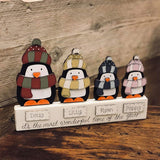 Personalised Family Reindeer Block 9357